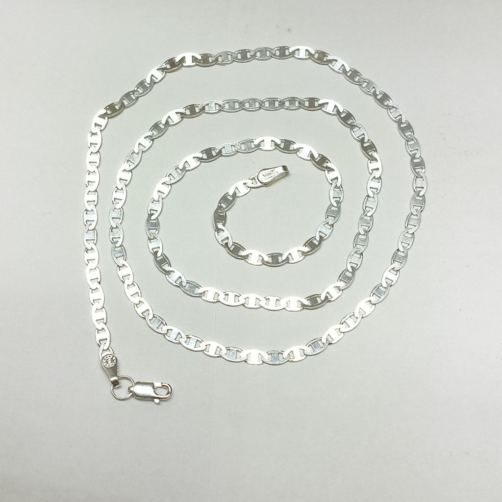 CADENA TEJIDO GUCHI PLATA .925 60 CM 9.4 GR (NUEVO)