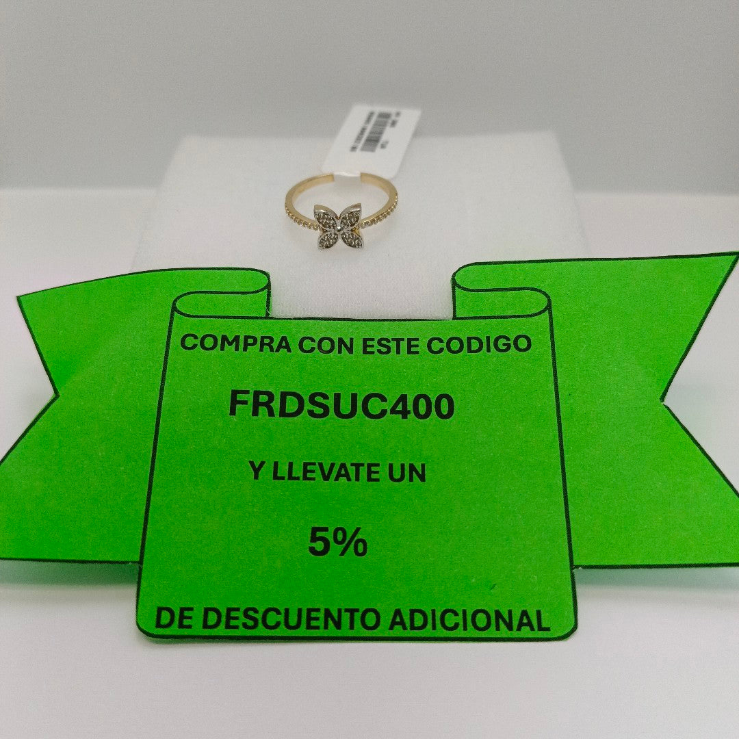 ANILLOS DAMA ORO 14K 2 (NUEVO)