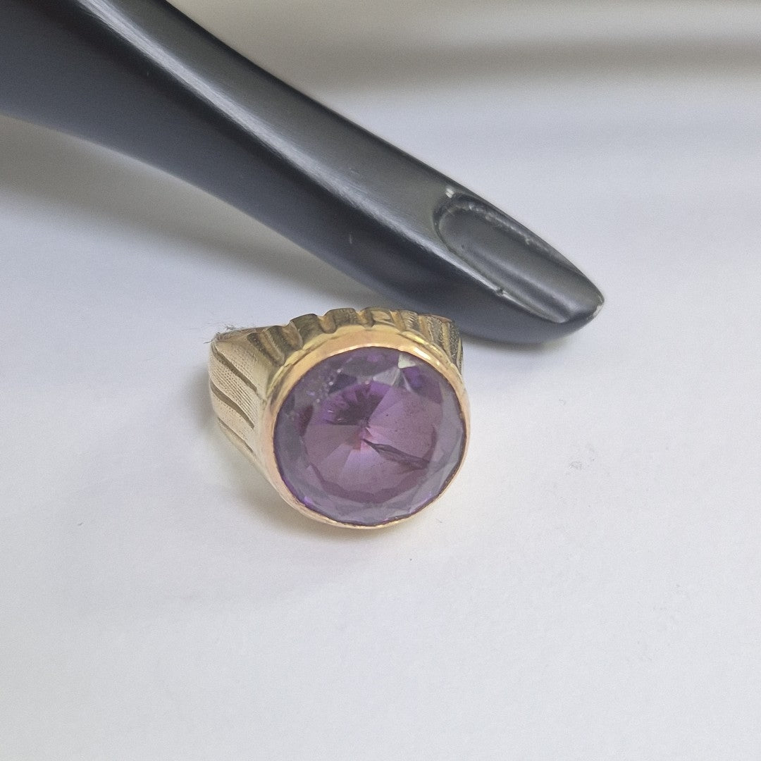 ANILLO ORO 14 K 9,40 GRMS (SEMINUEVO)