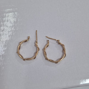 ARRACADAS PAR ORO 14 K 2,80 GRMS (SEMINUEVO)