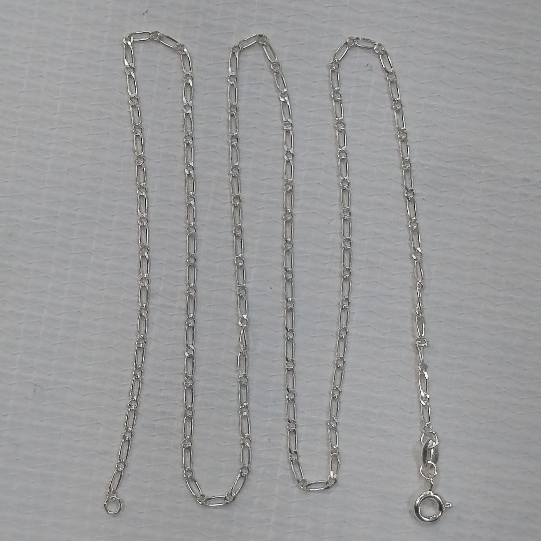 CADENA TEJIDO 1X1 PLATA .925 55 CM 3.3 GR (NUEVO)
