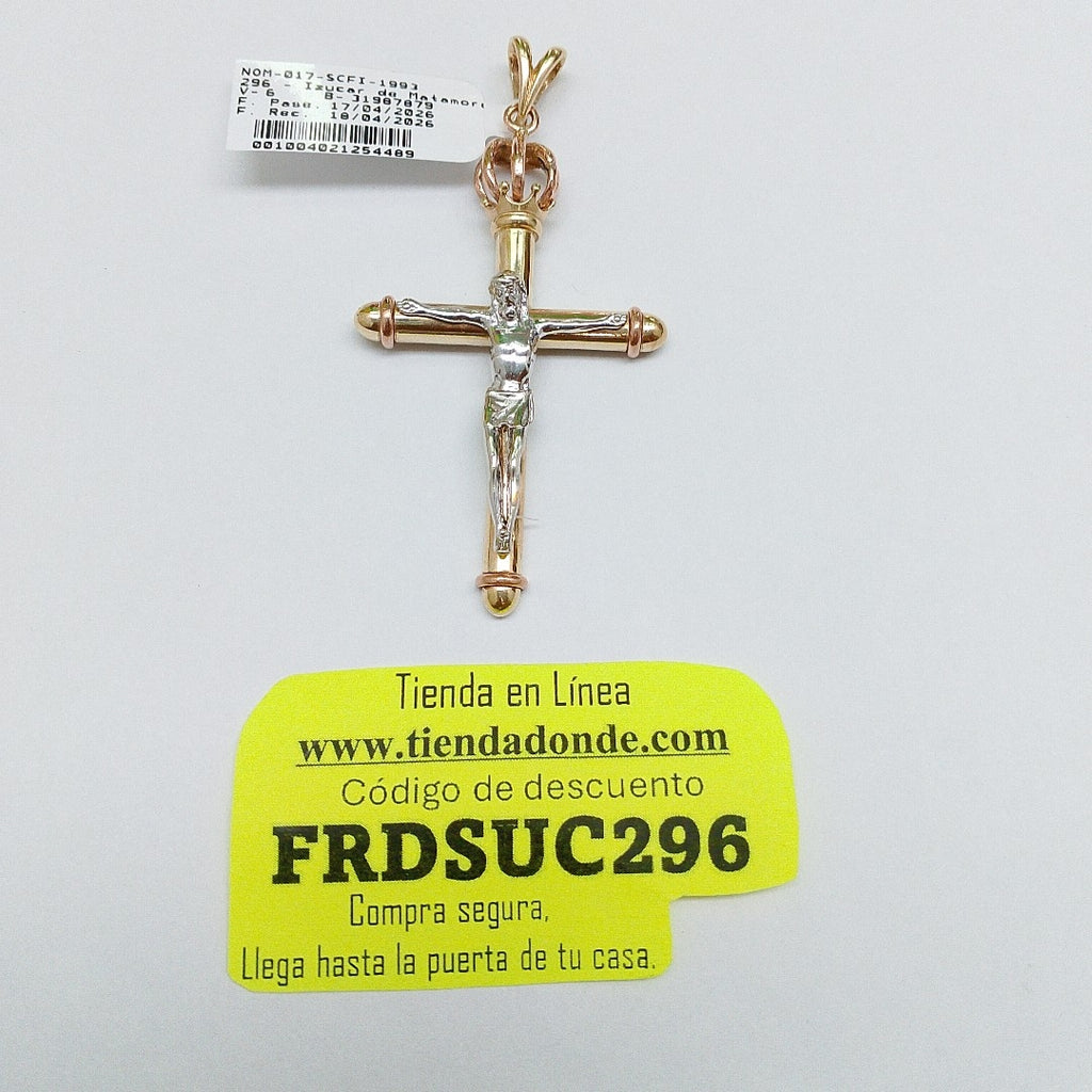 CRUCIFIJO ORO 14 K 11,50 GRMS (SEMINUEVO)