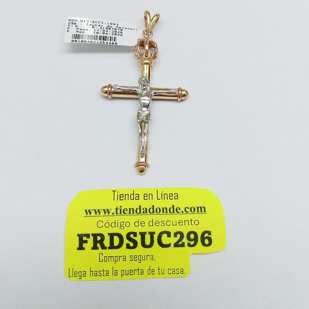 CRUCIFIJO ORO 14 K 11,50 GRMS (SEMINUEVO)
