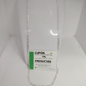 CADENA TEJIDO 3X1 PLATA .925 60 CM 8.5 GR (NUEVO)