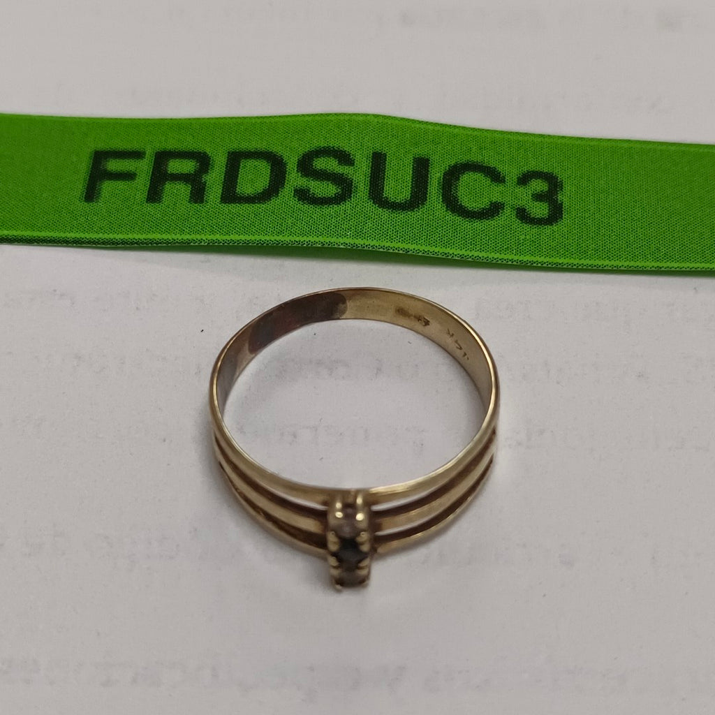 ANILLO ORO 14 K 2,00 GRMS (SEMINUEVO)