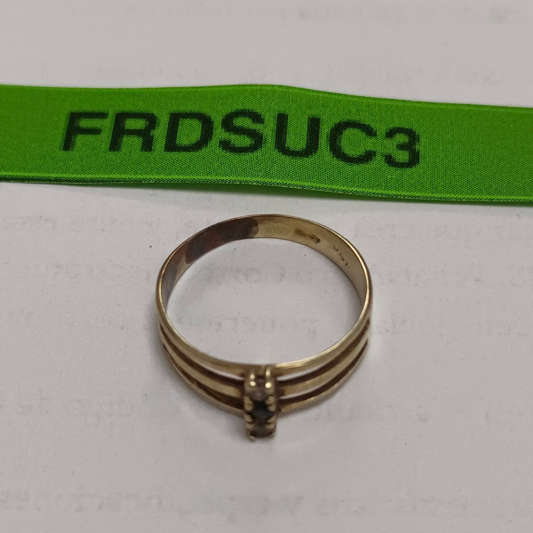 ANILLO ORO 14 K 2,00 GRMS (SEMINUEVO)