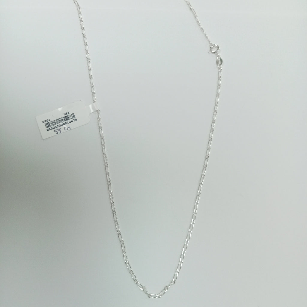 CADENA TEJIDO 1X1 PLATA .925 55 CM 3.2 GR (NUEVO)