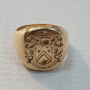 ANILLO ORO 10 K 18,70 GRMS (SEMINUEVO)