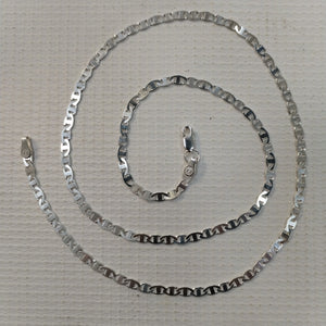 CADENA TEJIDO GUCHI PLATA .925 55 CM 9.1 GR (NUEVO)