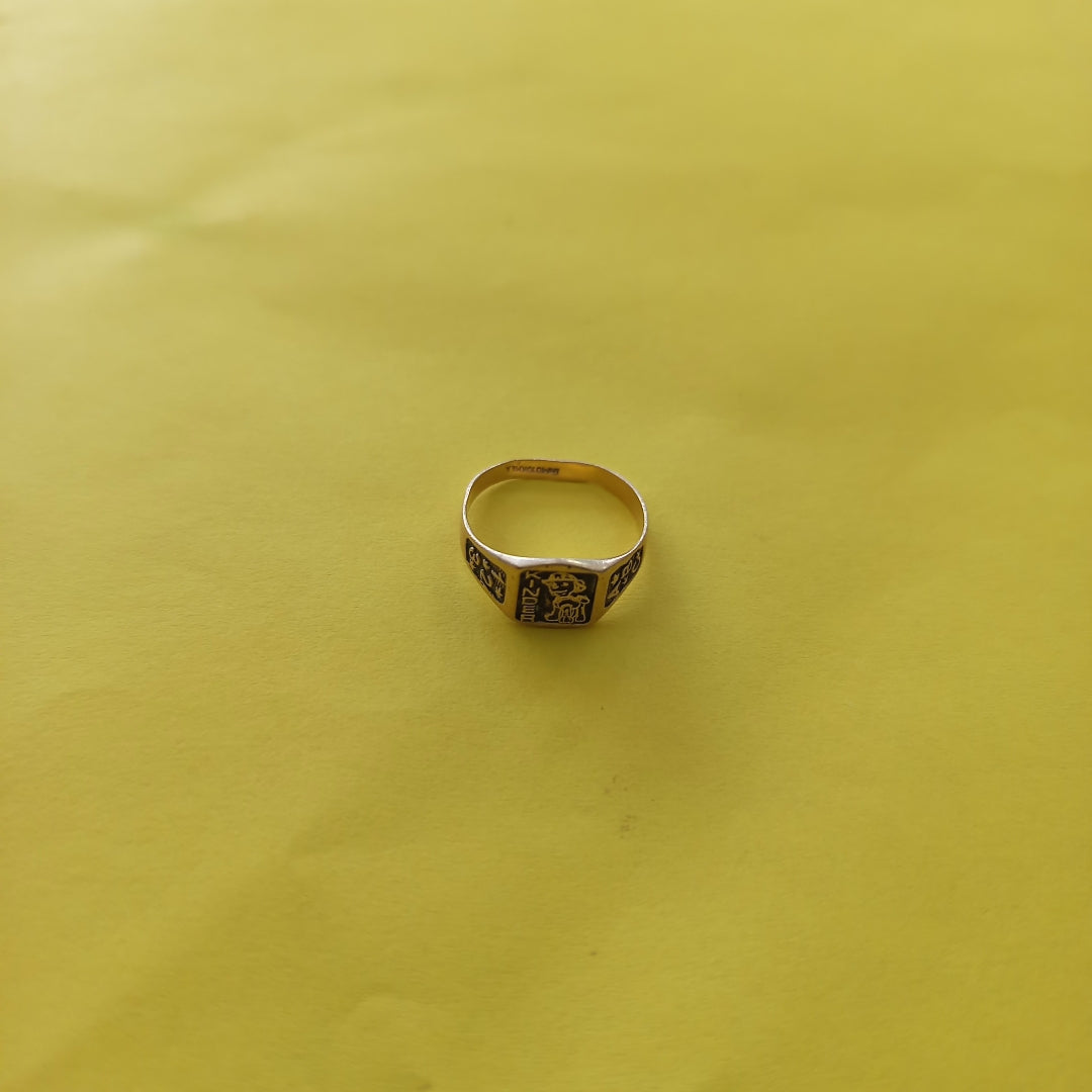 ANILLO DE GRADUACIÓN ORO 10 K 1,50 GRMS (SEMINUEVO)