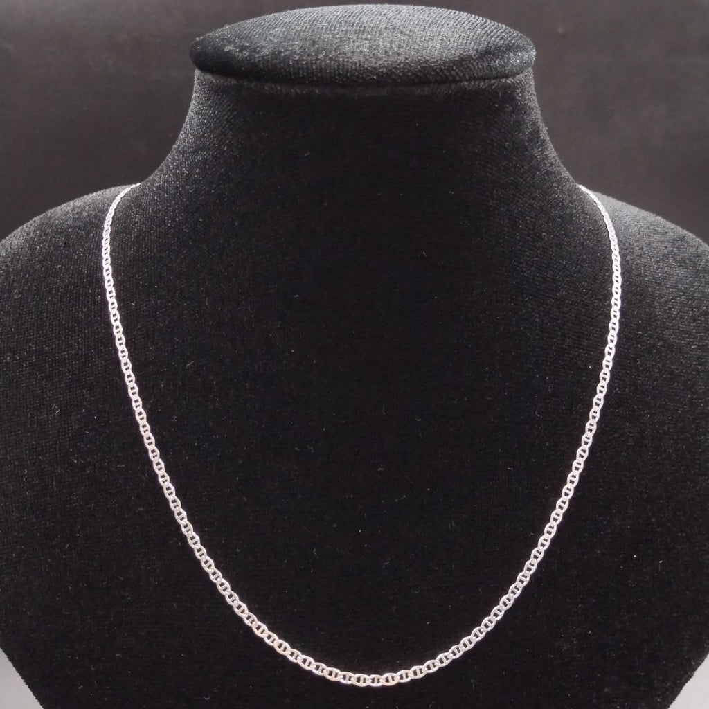 CADENA TEJIDO GUCHI PLATA .925 55 CM 3.7 GR (NUEVO)
