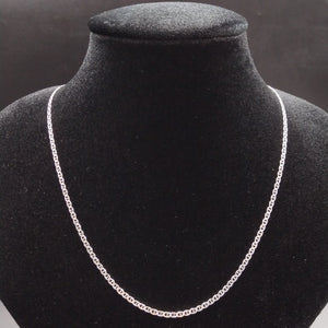 CADENA TEJIDO GUCHI PLATA .925 55 CM 3.7 GR (NUEVO)