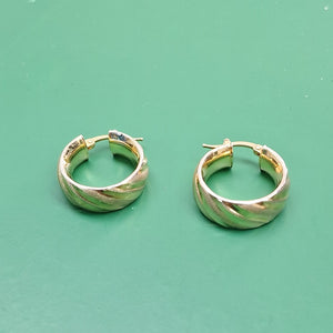 ARRACADAS PAR ORO 14 K 3.5 GRMS (SEMINUEVO)