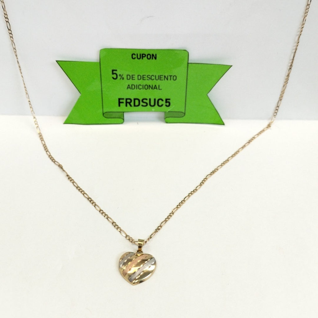 CADENA, DIJE ORO 14 K 2.3 GRMS (SEMINUEVO)