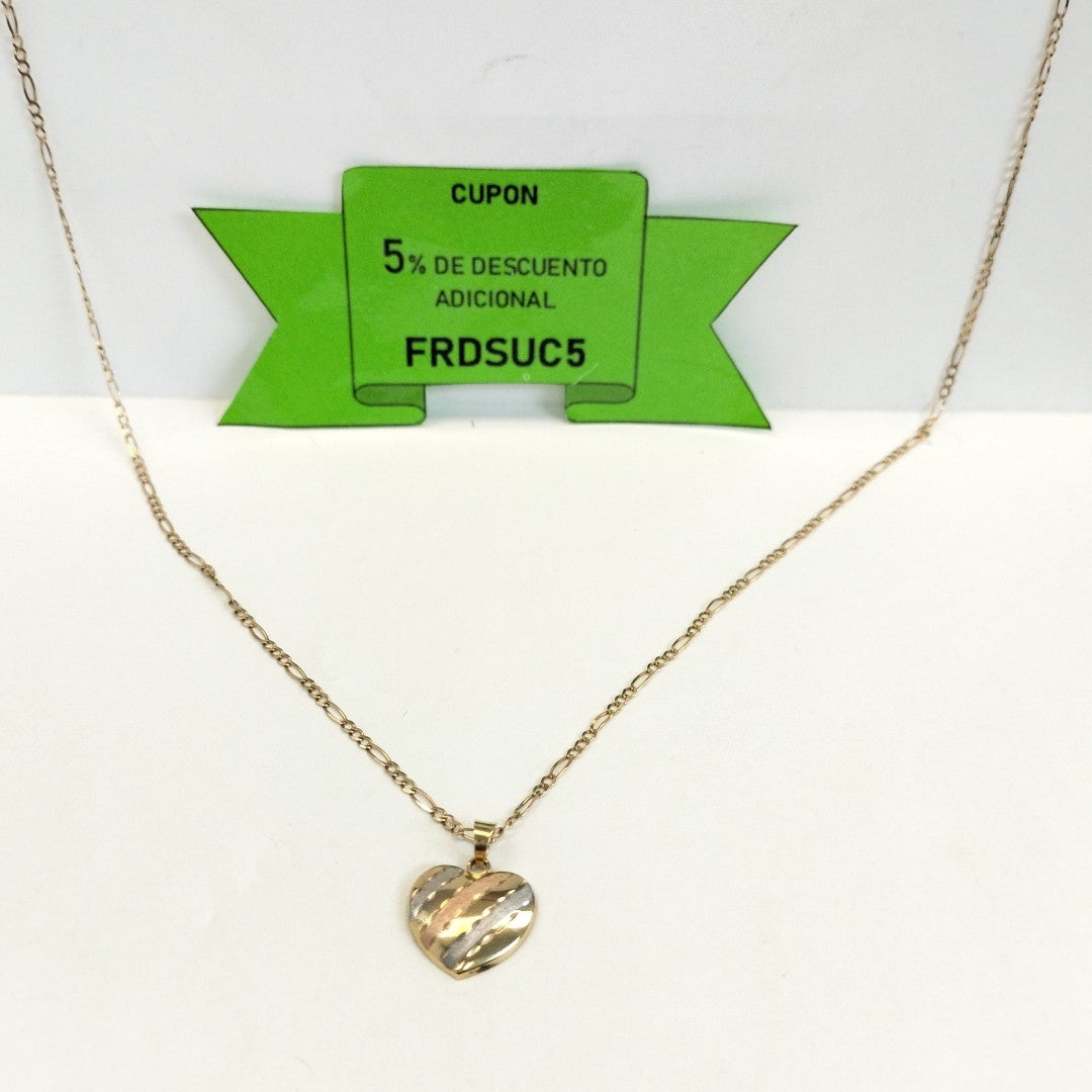CADENA, DIJE ORO 14 K 2.3 GRMS (SEMINUEVO)