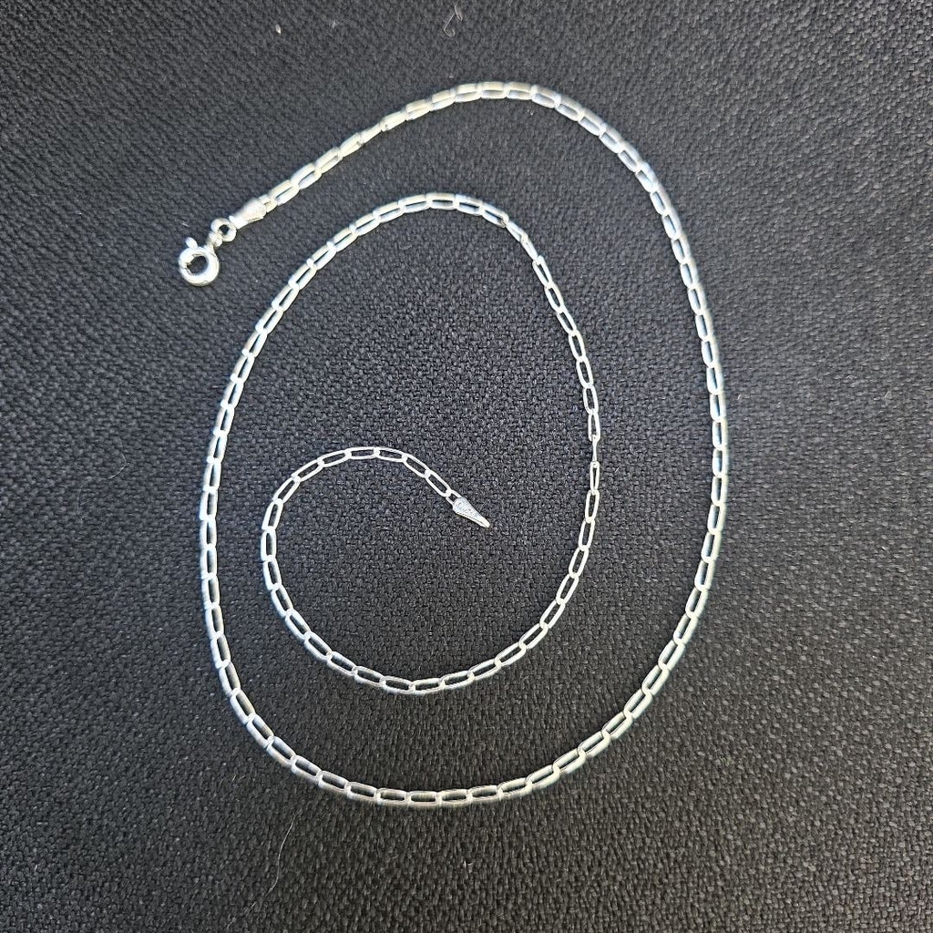 CADENA TEJIDO ESLABONES PLATA .925 50 CM 2.5 GR (NUEVO)