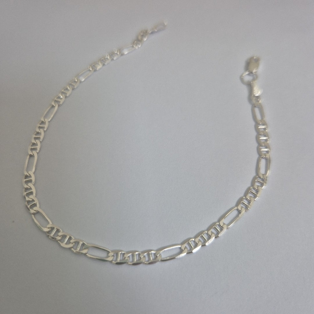 PULSERA TEJIDO 3X1 PLATA .925 16 CM 2.9 GR (NUEVO)