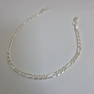 PULSERA TEJIDO 3X1 PLATA .925 16 CM 2.9 GR (NUEVO)