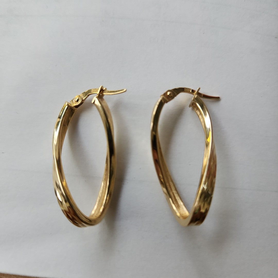ARRACADAS PAR ORO 14 K 1,80 GRMS (SEMINUEVO)
