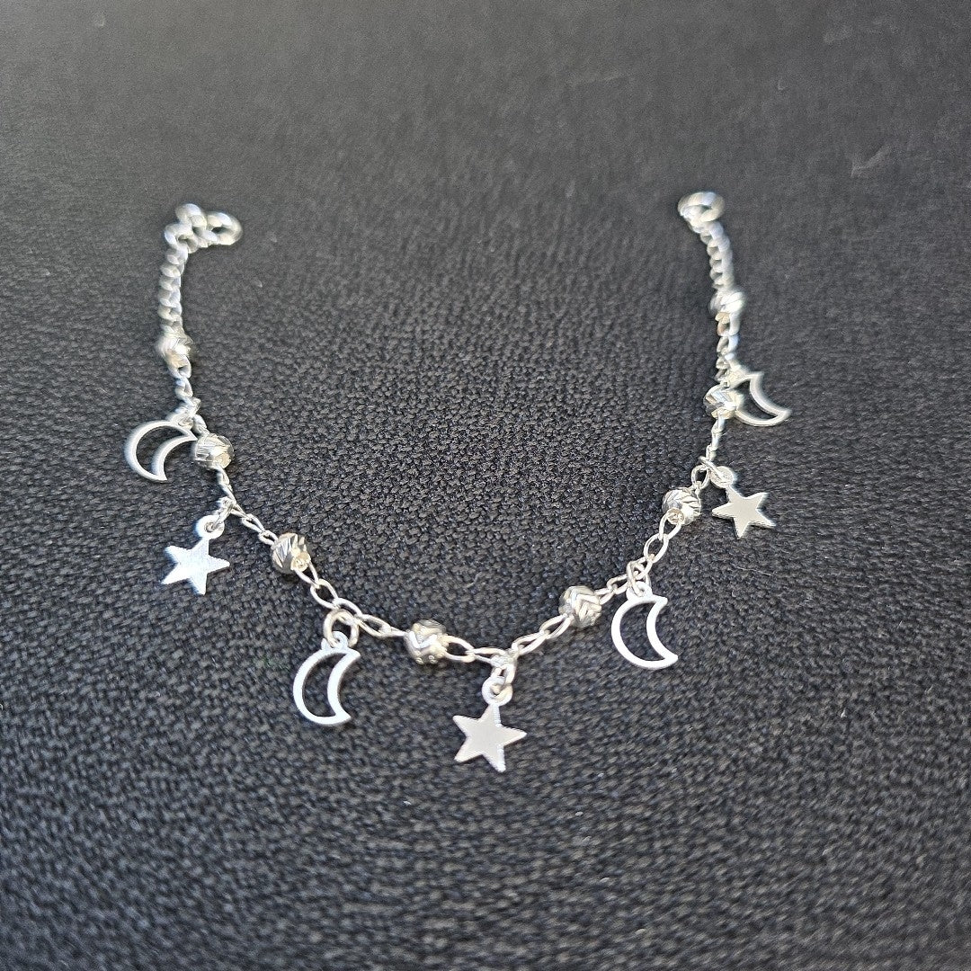 PULSERA TEJIDO TEJIDO ESPECIAL PLATA .925 18 CM 3.1 GR (NUEVO)