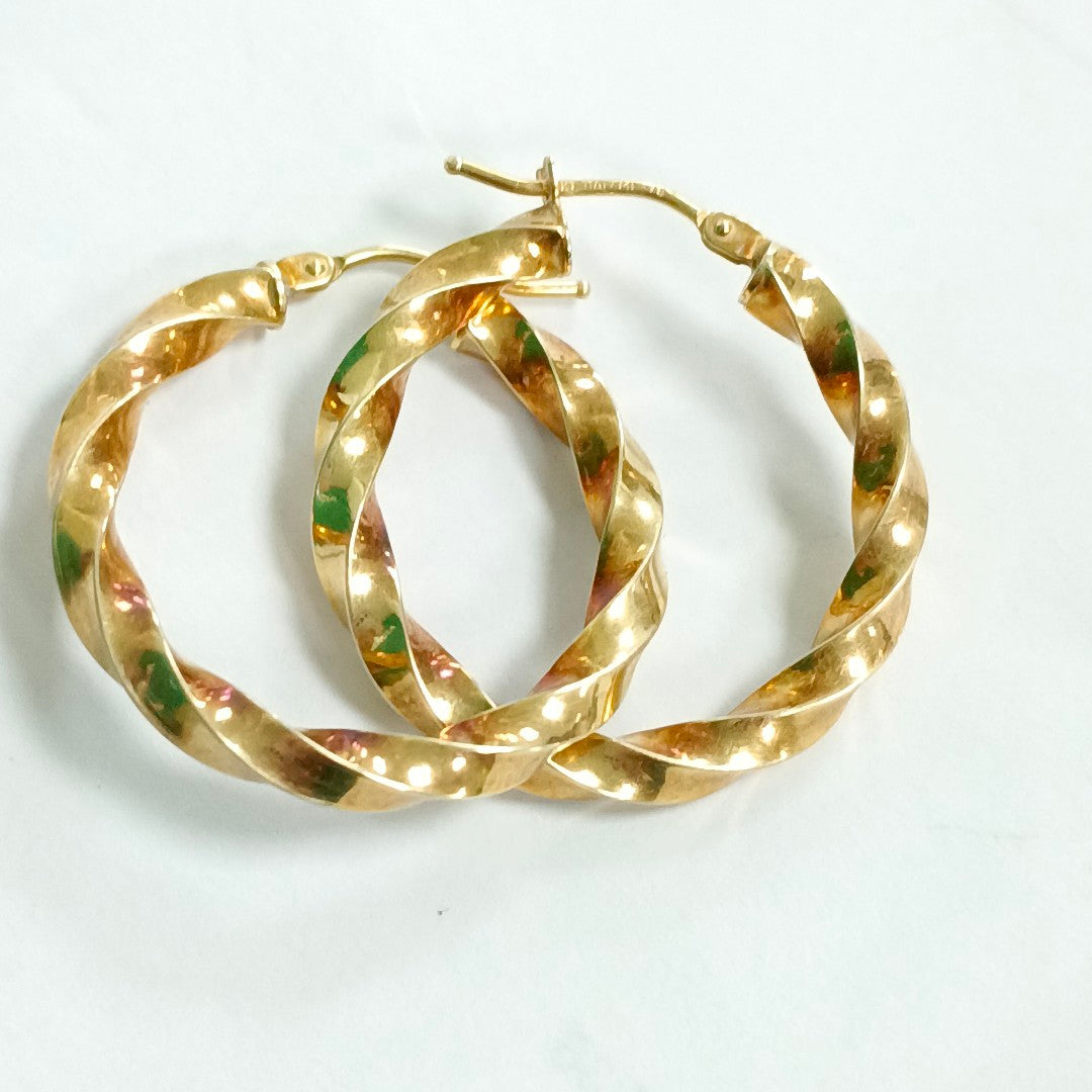 ARRACADAS PAR ORO 10 K 1,80 GRMS (SEMINUEVO)