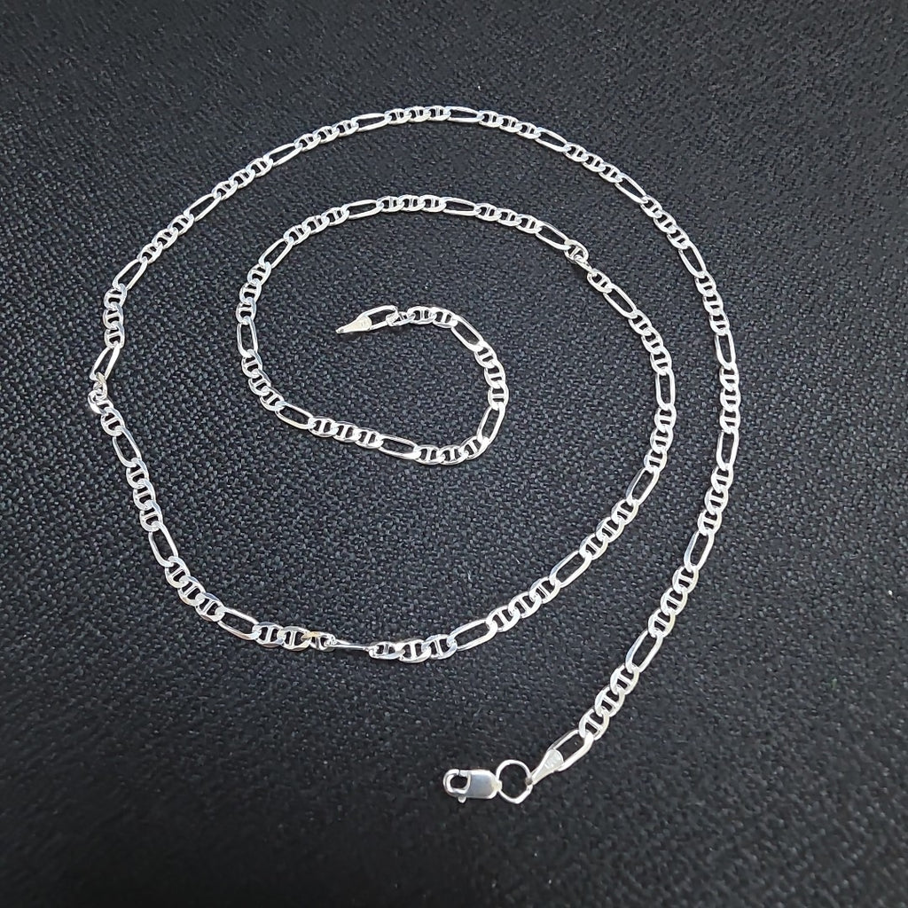 CADENA TEJIDO 3X1 PLATA .925 60 CM 8.5 GR (NUEVO)