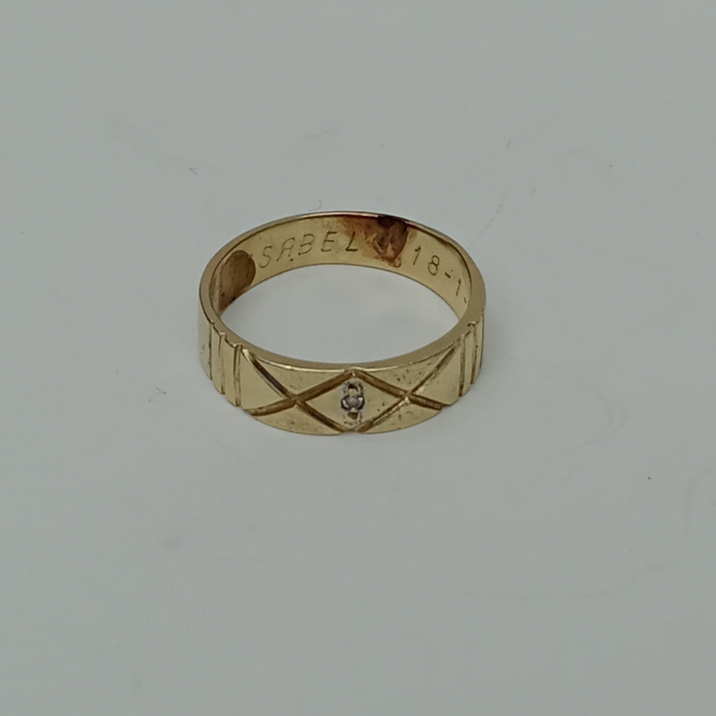 ARGOLLA ORO 14 K 4,70 GRMS (SEMINUEVO)