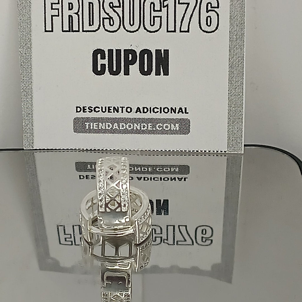 HUGGIES C/CIRCONIAS PLATA .925 2.8 GR (NUEVO)