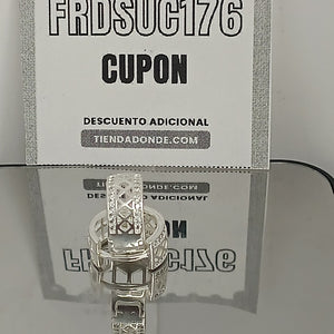 HUGGIES C/CIRCONIAS PLATA .925 2.8 GR (NUEVO)