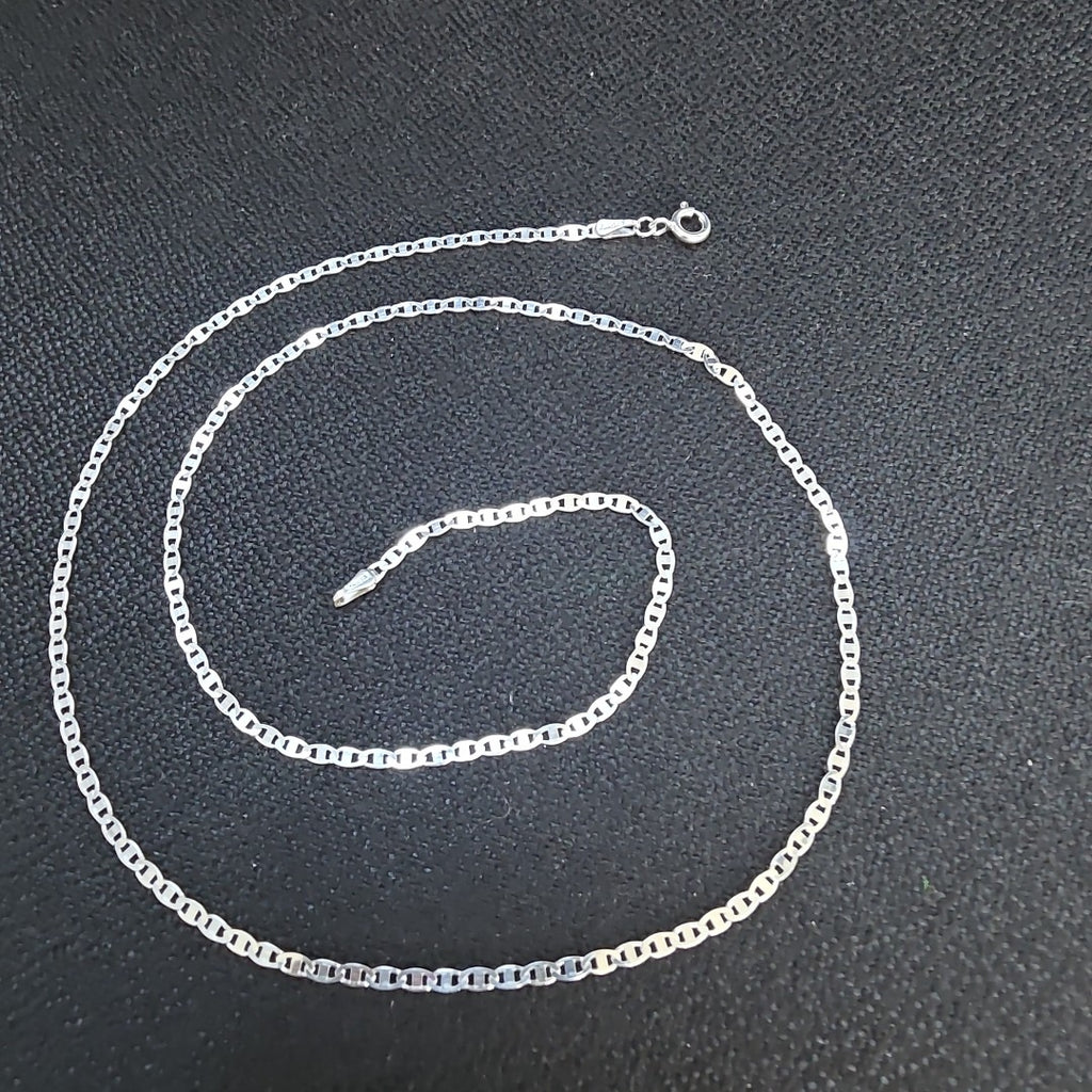 CADENA TEJIDO ESPEJO PLATA .925 55 CM 4 GR (NUEVO)