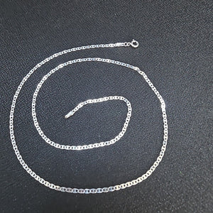 CADENA TEJIDO ESPEJO PLATA .925 55 CM 4 GR (NUEVO)