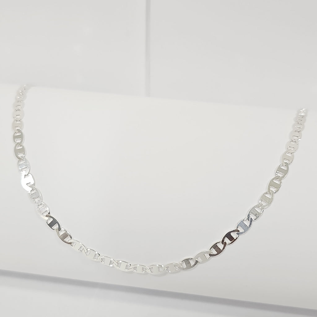 CADENA TEJIDO GUCHI PLATA .925 60 CM 9 GR (NUEVO)
