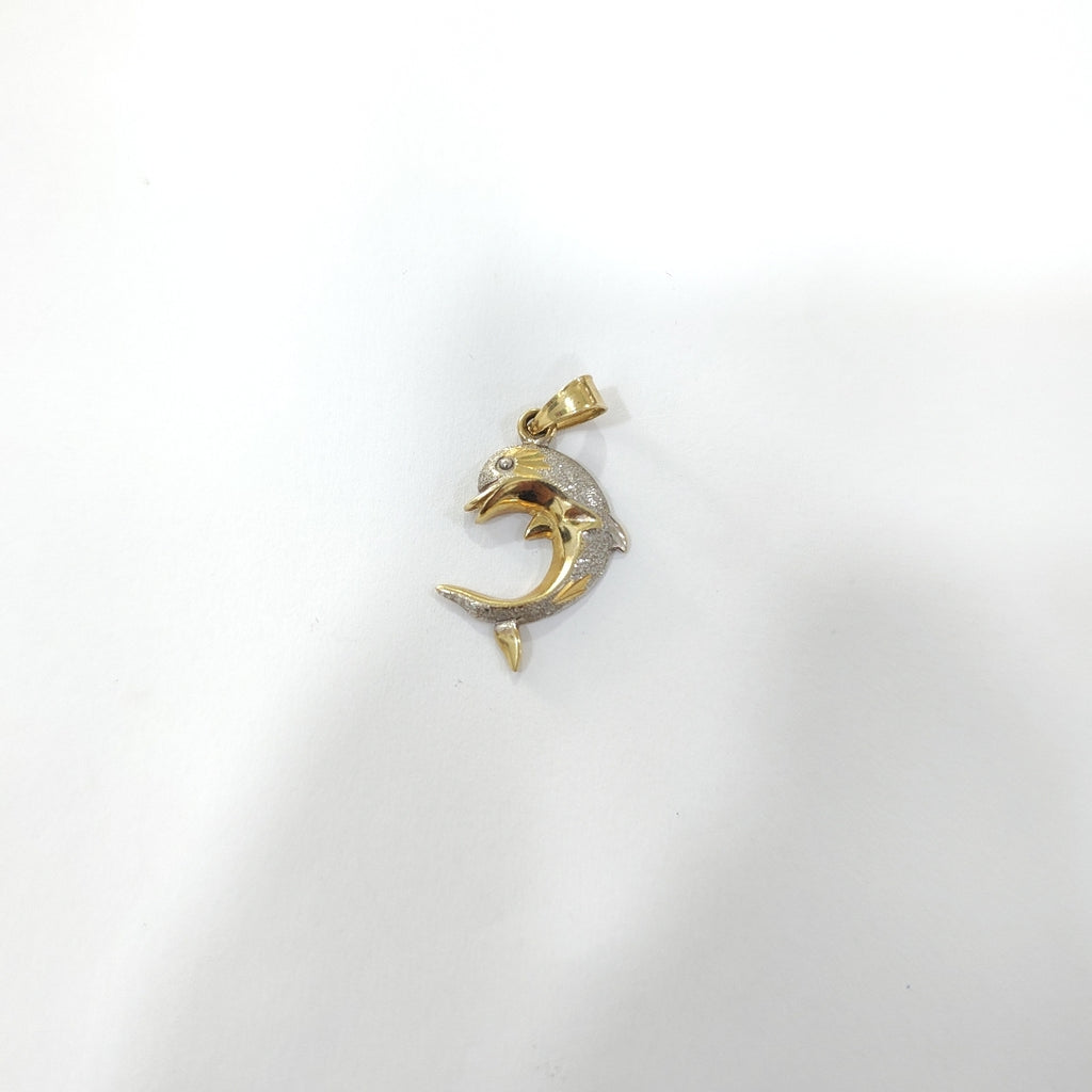 DIJE ORO COMBINADO 14 K 3.8 GRMS (SEMINUEVO)