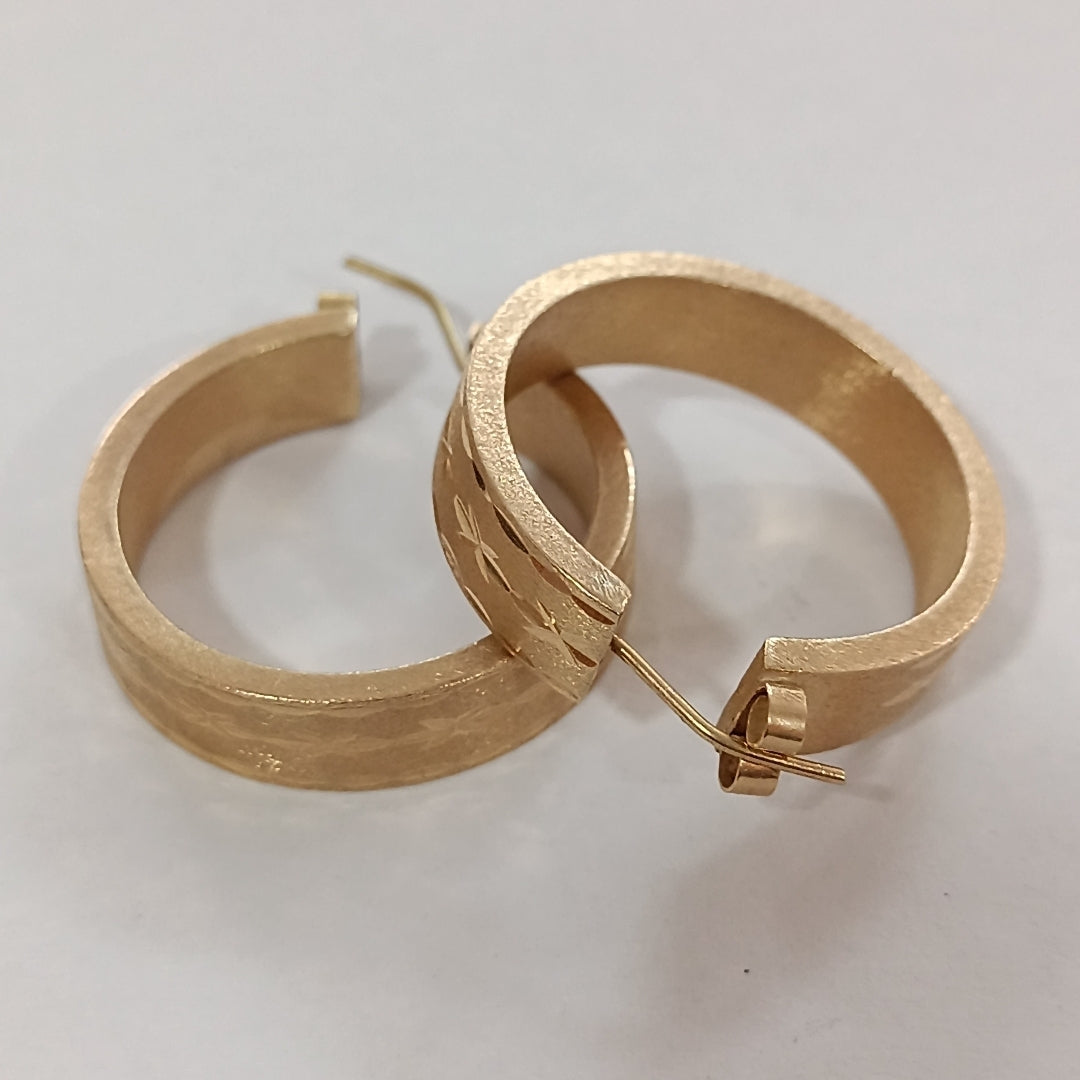 ARRACADAS PAR ORO 16K 11,60 GRMS (SEMINUEVO)