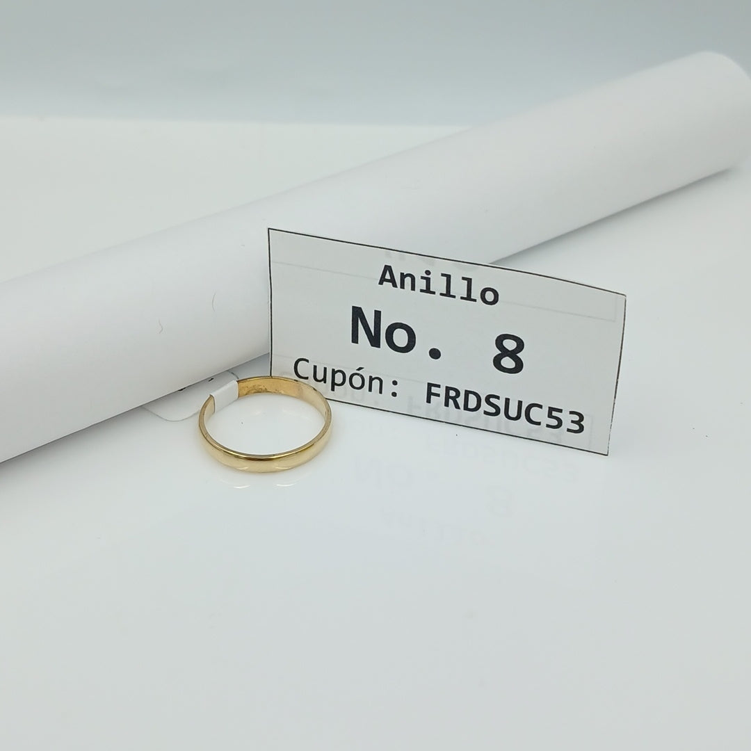 ARGOLLA ORO 10 K 2.1 GRMS (SEMINUEVO)