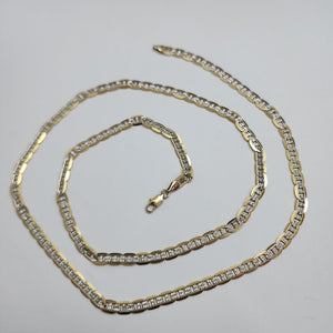 CADENA ORO,RODIADO 10 K 21,80 GRMS (SEMINUEVO)