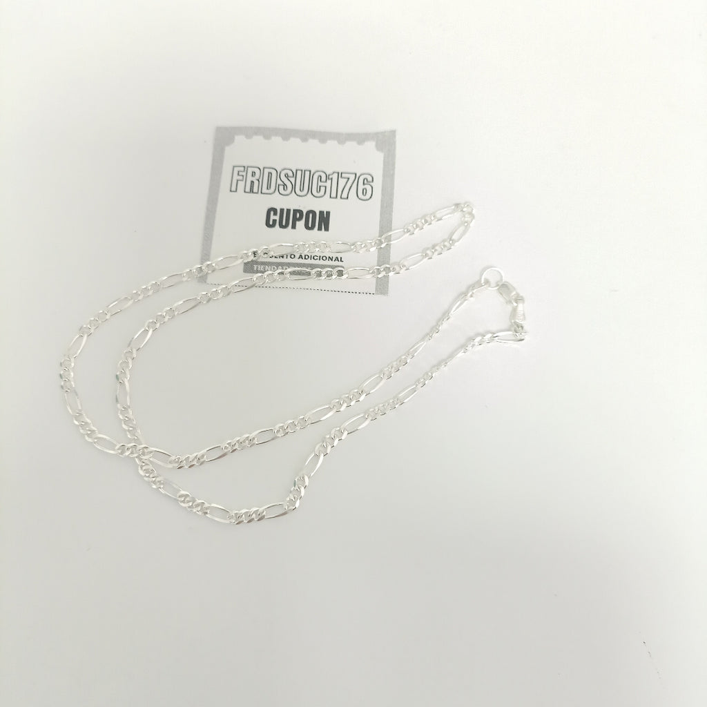 CADENA TEJIDO 3X1 PLATA .925 50 CM 7 GR (NUEVO)