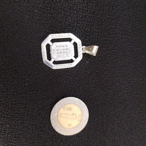 DIJE C/CIRCONIAS PLATA .925 3.4 GR (NUEVO)