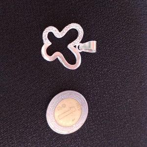 DIJE MARIPOSA C/CIRCONIAS PLATA .925 2.2 GR (NUEVO)