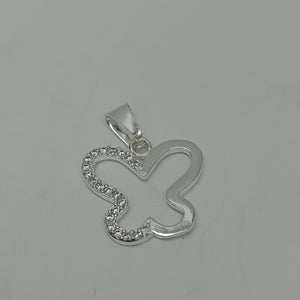 DIJE MARIPOSA C/CIRCONIAS PLATA .925 2.4 GR (NUEVO)