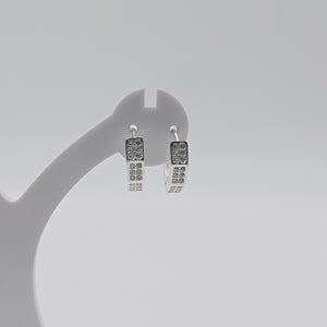 ARRACADAS C/CIRCONIAS PLATA .925 2.6 GR (NUEVO)