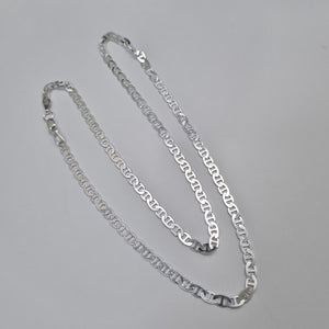 CADENA TEJIDO GUCHI PLATA .925 55 CM 12.9 GR (NUEVO)