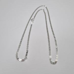 CADENA TEJIDO ESPEJO PLATA .925 60 CM 4.2 GR (NUEVO)
