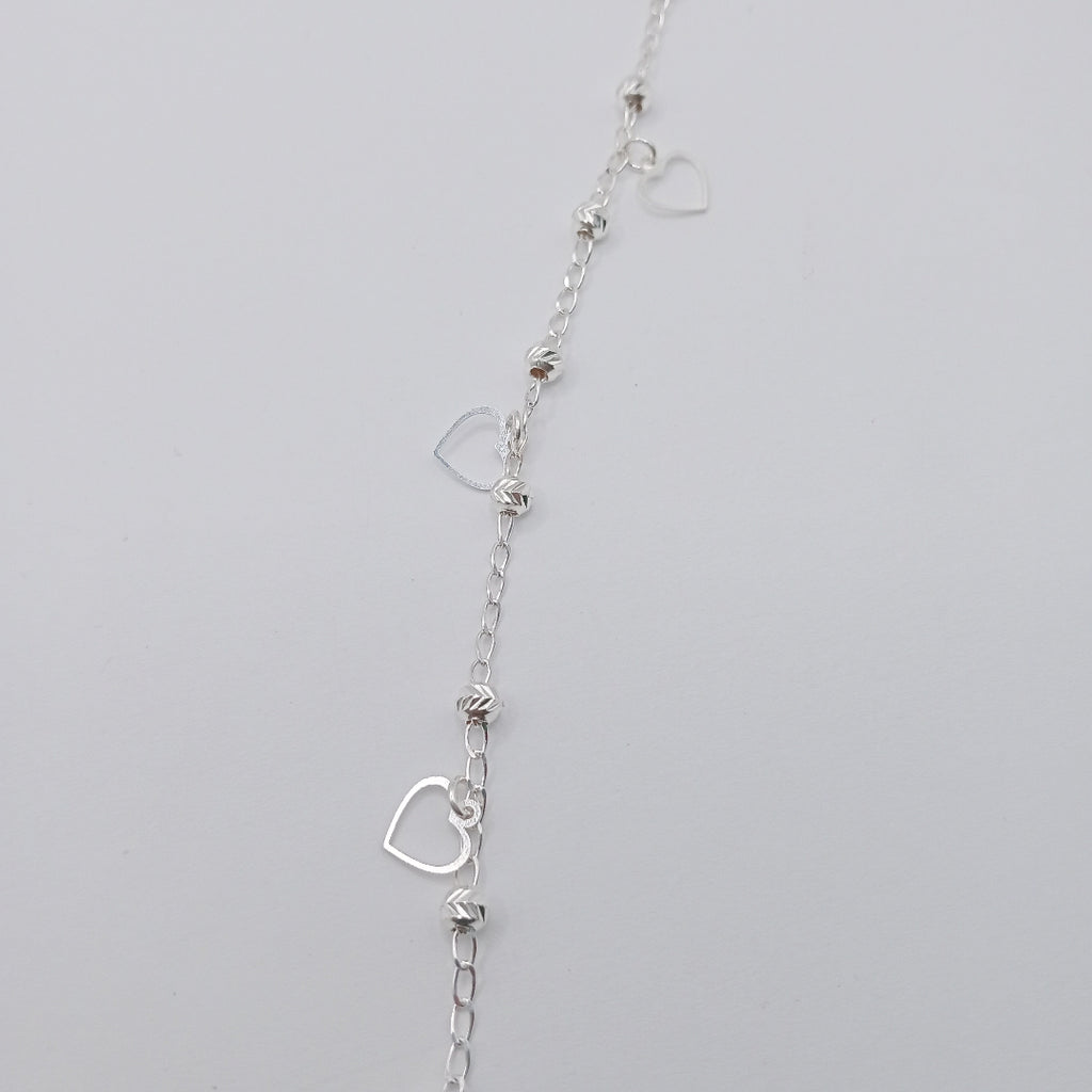 PULSERA TEJIDO ESPECIAL PLATA .925 18 CM 2.6 GR (NUEVO)