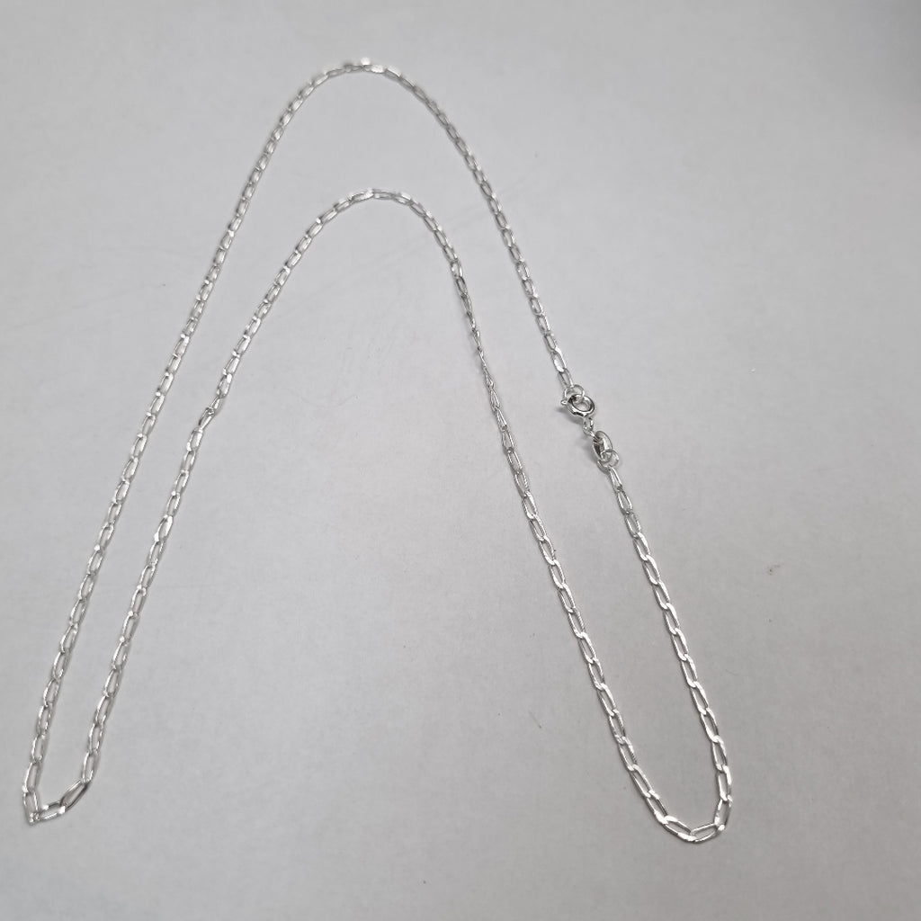CADENA TEJIDO ESLABONES PLATA .925 60 CM 2.7 GR (NUEVO)