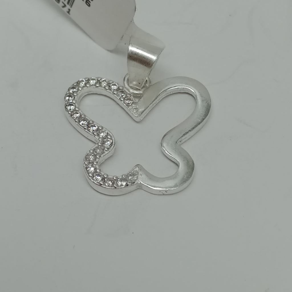 DIJE MARIPOSA C/CIRCONIAS PLATA .925 2.3 GR (NUEVO)