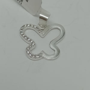 DIJE MARIPOSA C/CIRCONIAS PLATA .925 2.3 GR (NUEVO)