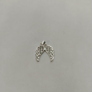 DIJE ALAS C/CIRCONIAS PLATA .925 2.4 GR (NUEVO)