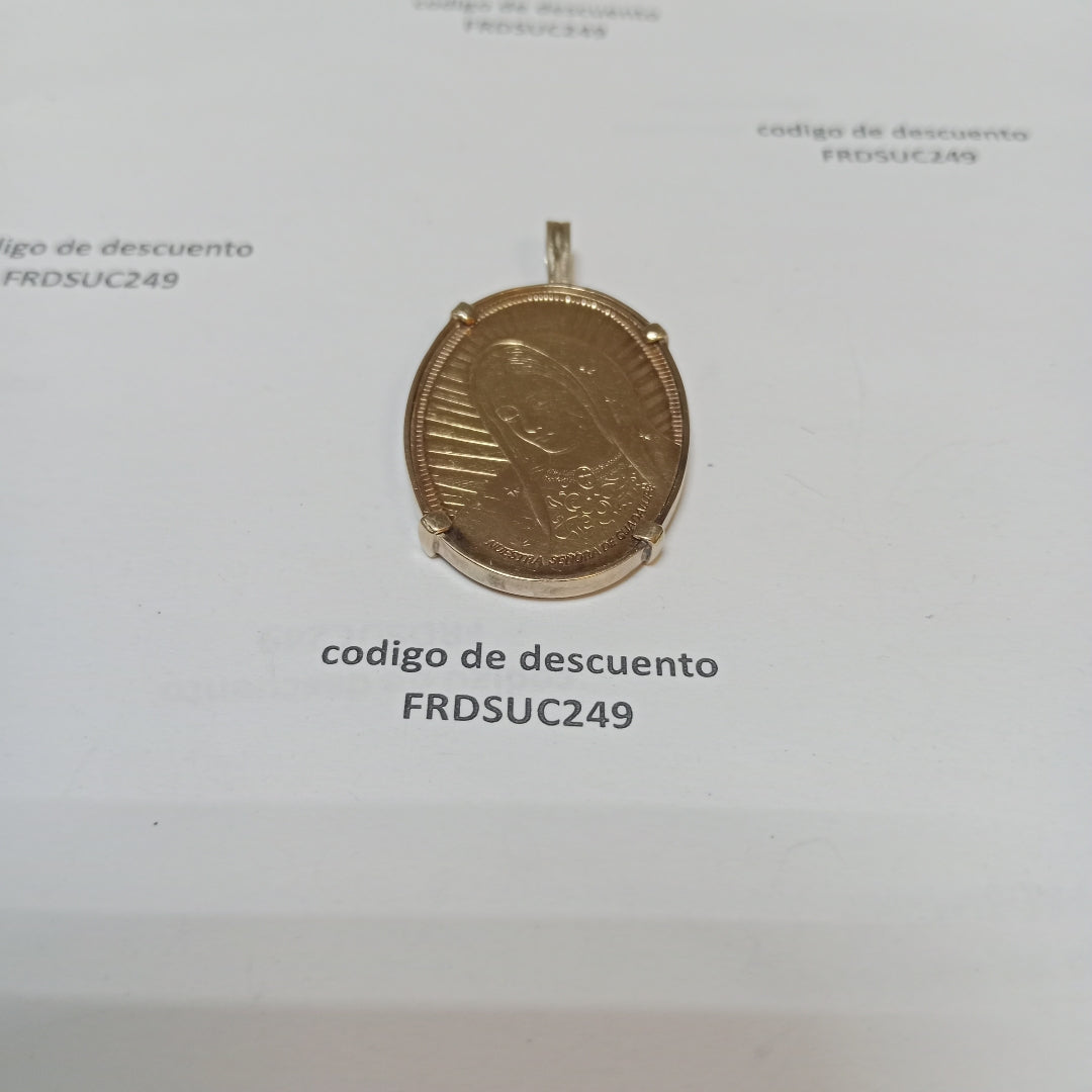 MEDALLA PERSONAL ORO 12 K 20.7 GRMS (SEMINUEVO)