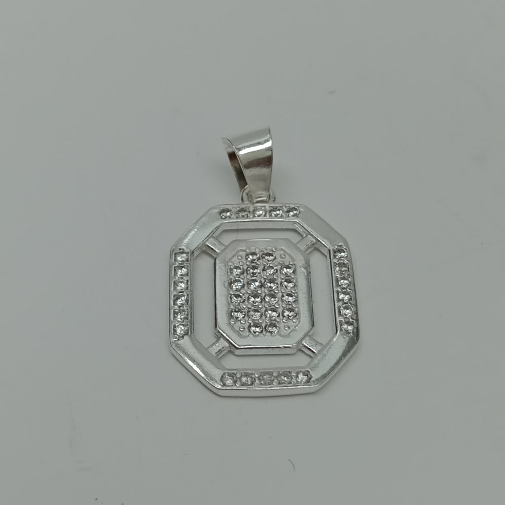 DIJE C/CIRCONIAS PLATA .925 3.5 GR (NUEVO)